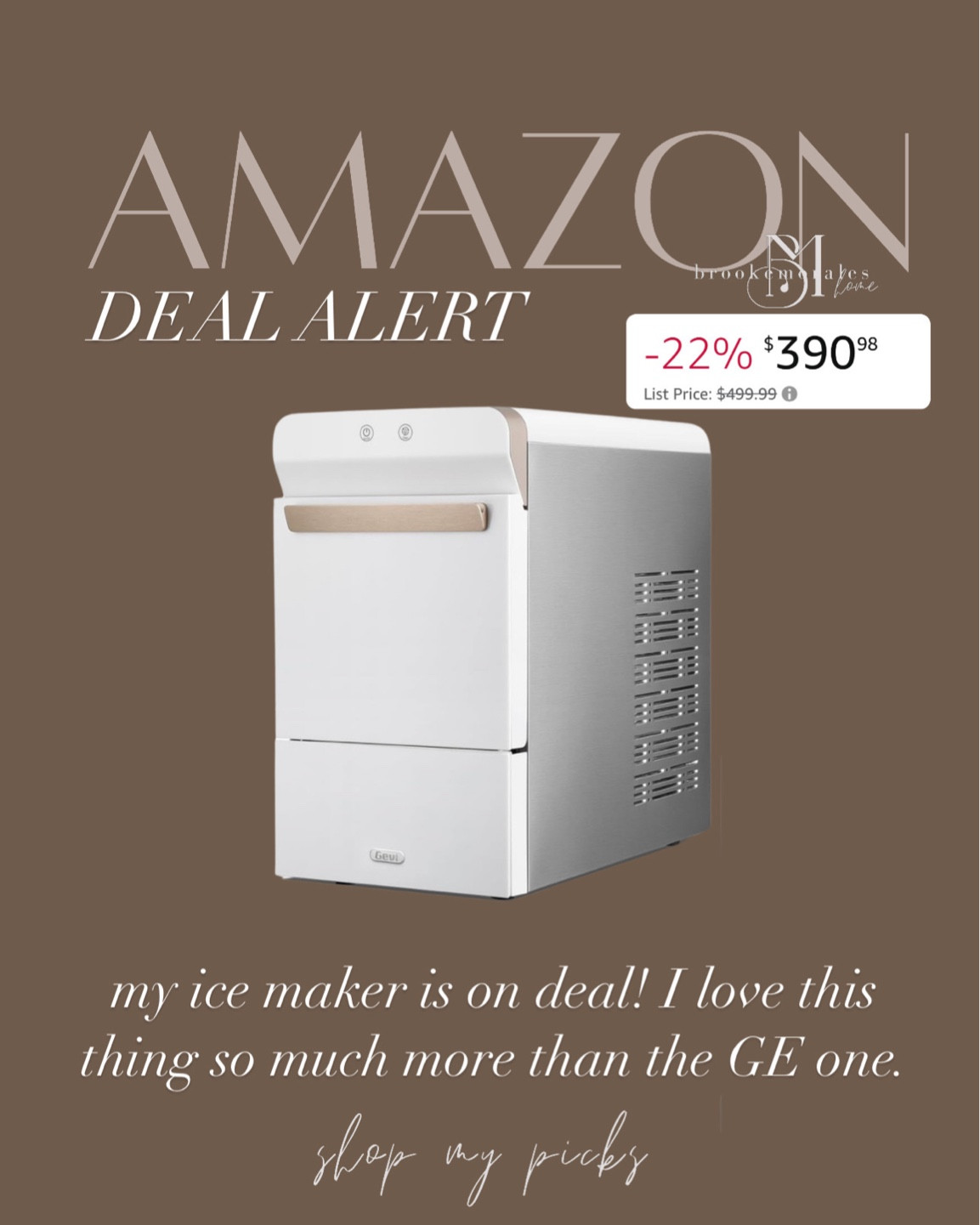 Nugget ice maker deal 🚨

#LTKSaleAlert #LTKHome #LTKSummerSales