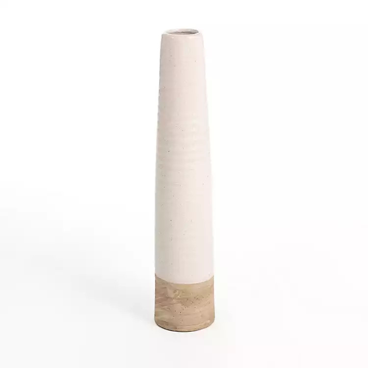 Two Tone Stoneware Vase, 23 in. | Kirkland's Home