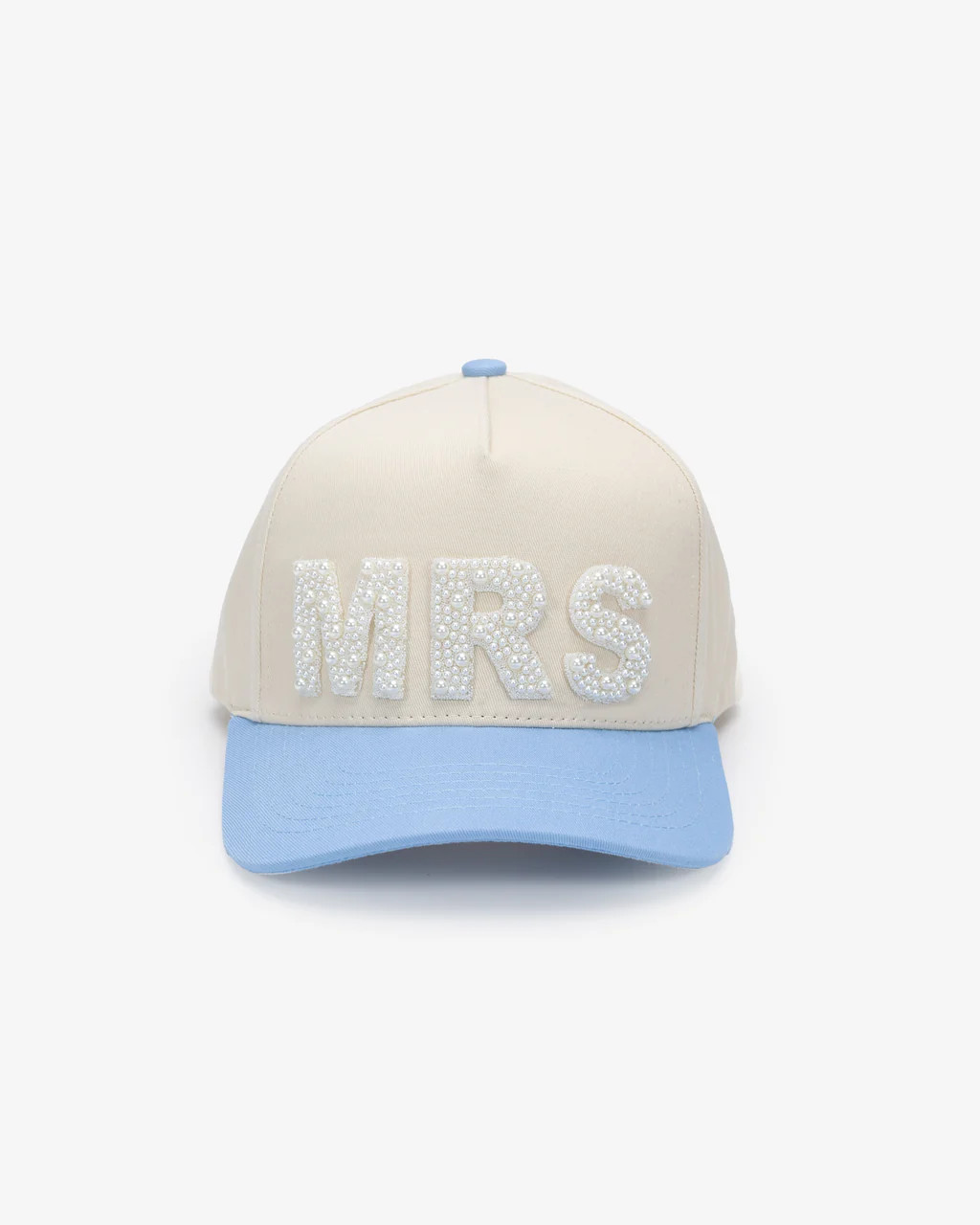 "MRS" Bridal Hat with Pearl Letters Embellishments | Kailee P.