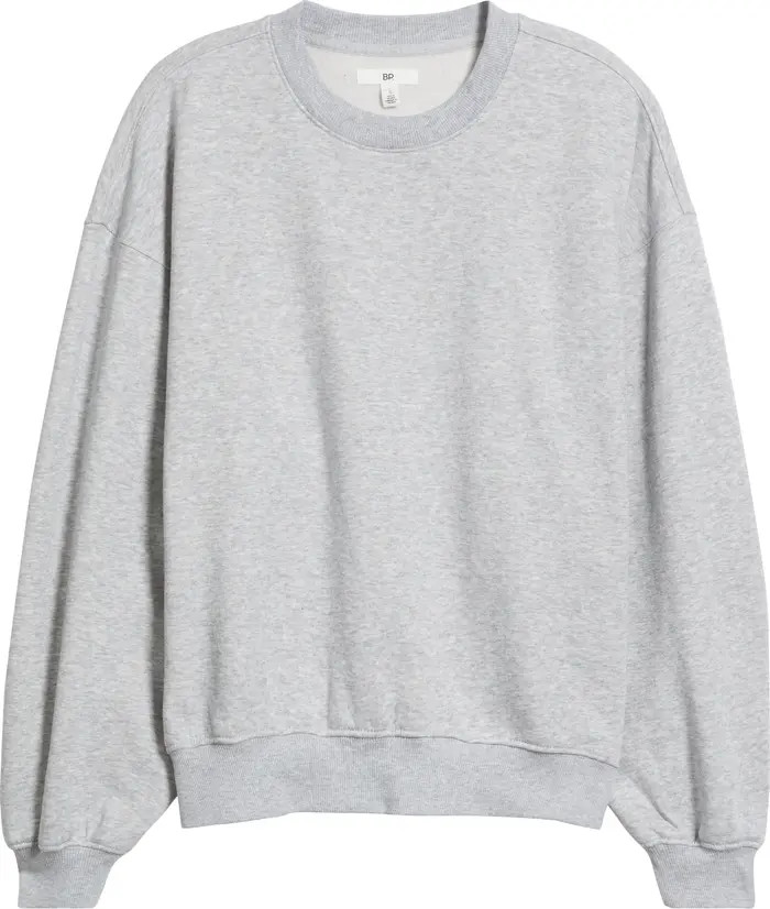 Relaxed Cotton Blend Sweatshirt | Nordstrom