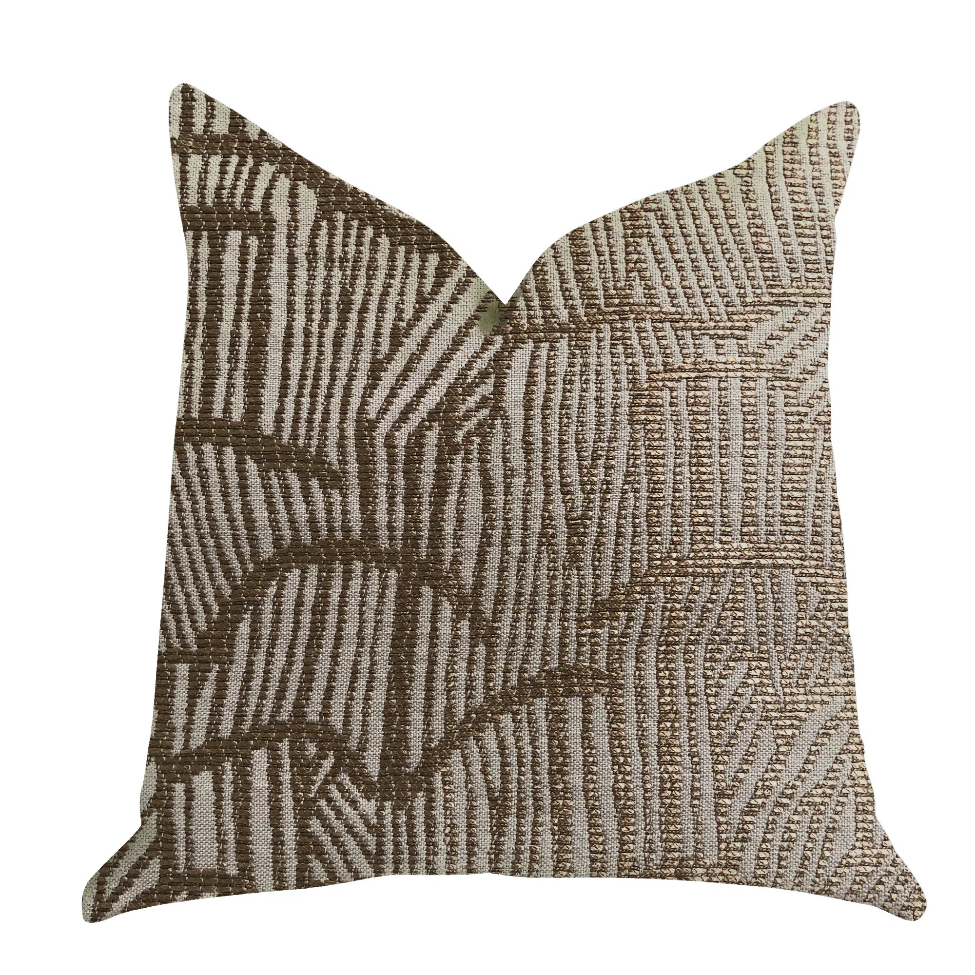 Metallic Reversible Throw Pillow | Wayfair North America