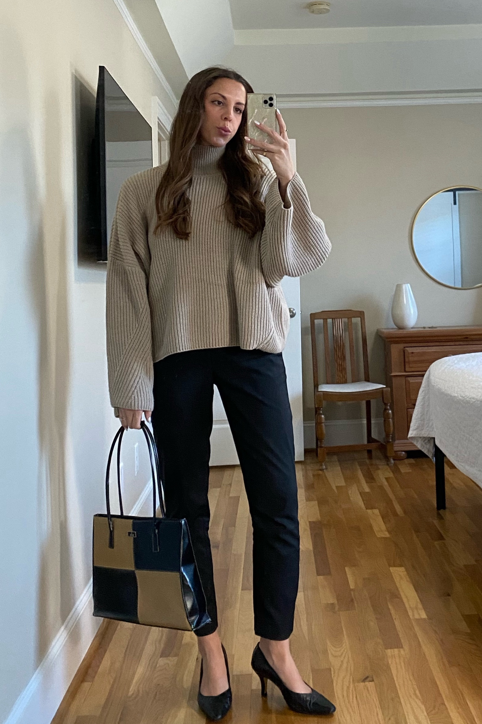Obsessed with this new TopShop sweater!! The perfect shade of brown and I love how high the turtleneck comes up. Currently on sale for $44!!

#LTKGiftGuide #LTKfindsunder50 #LTKfindsunder100