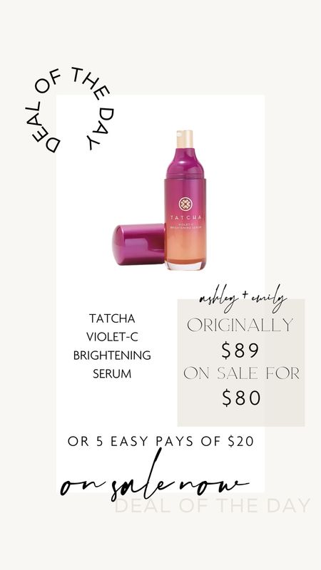 TATCHA violet-c brightening serum on sale - beauty on sale - must have beauty on sale 

#LTKFind #LTKsalealert #LTKbeauty