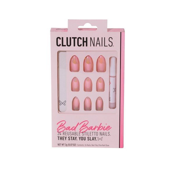 Clutch False Nails Bad Barbie - 0.07oz | Target