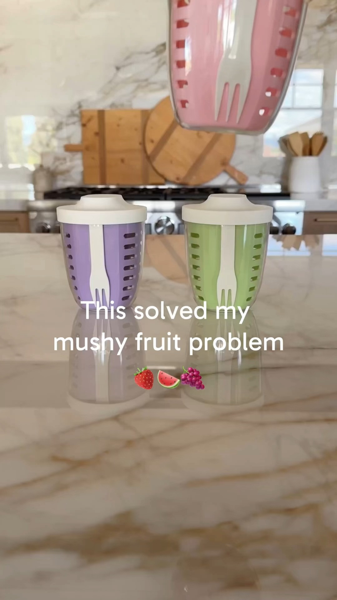 Favorite for packing fruit snacks! The built-in strainer keeps extra moisture at the bottom so fruit stays fresher and doesn’t get soggy sitting in juice all day! Such a good snack container for school lunches, after-school snacks, road trips, summer activities, healthy snack prep, or just keeping fruit fresh longer! 

 #LTKdayinmylife #LTKmomlife #LTKfoodie