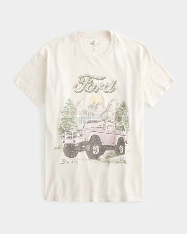 Oversized Ford Bronco Graphic Tee | Hollister (US)