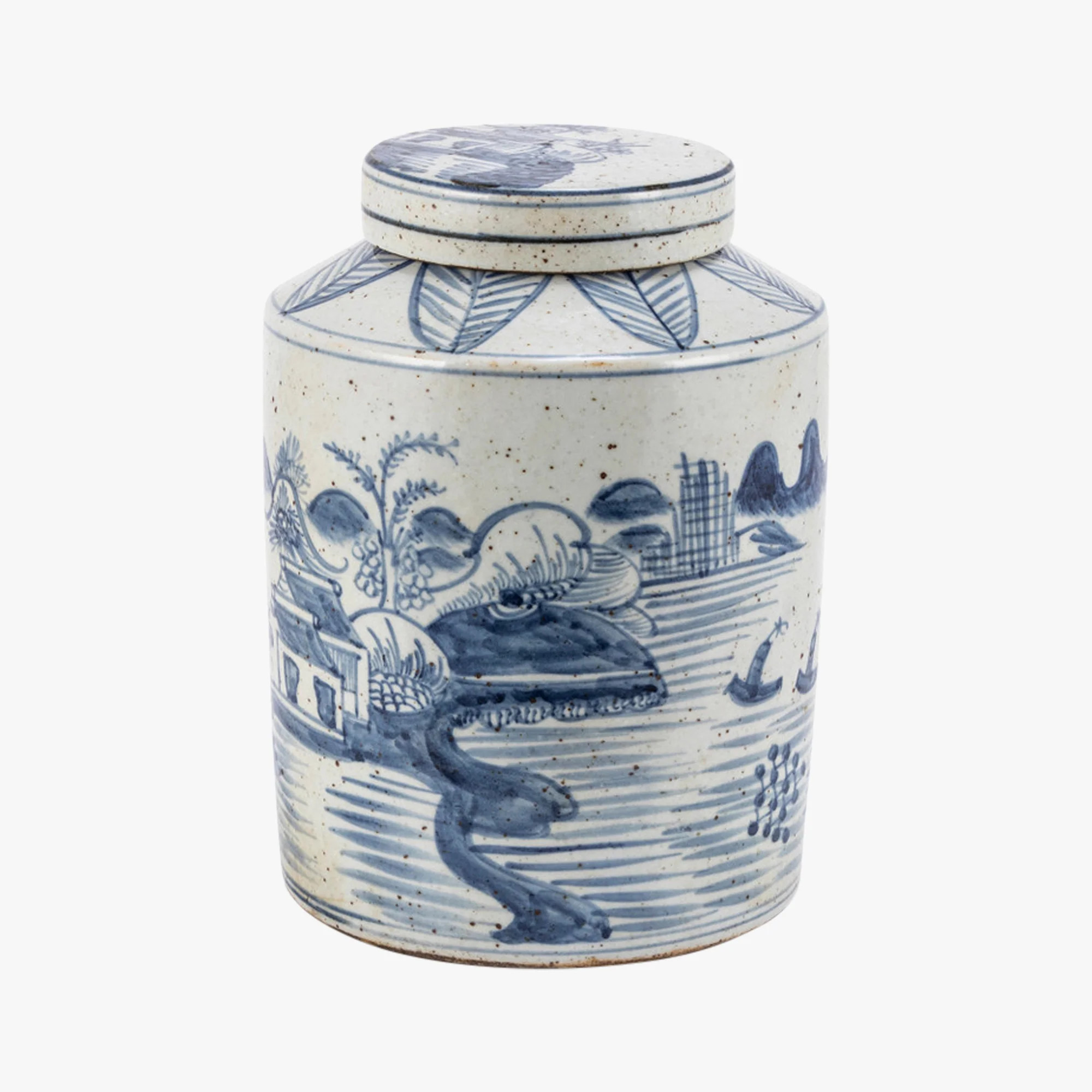Blue Village Tea Jar | Dear Keaton