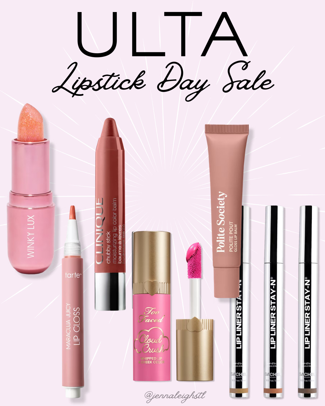 Happy Lipstick Day! Ulta Beauty is celebrating with 50% off select lip products for one day only. It's the perfect time to stock up on your favorite lipsticks, glosses, liners, and lip oils or try something new while the deals last. 

 #LTKmorningroutine #LTKselfcare #LTKSaleAlert