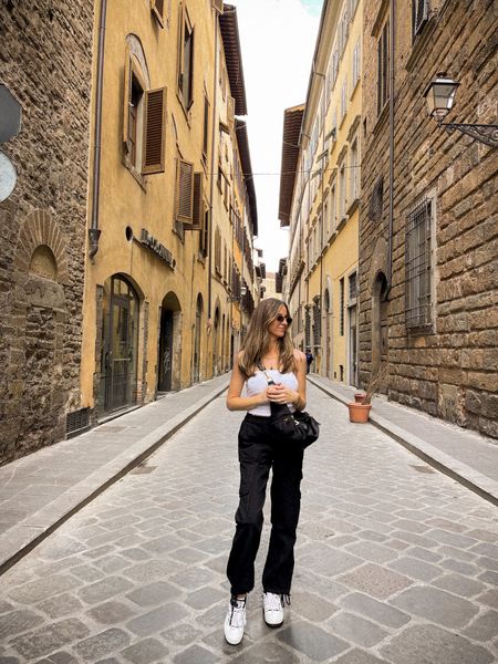 Europe outfit, cargo pants, cute, summer outfit idea, exploring outfit, Italy, travel look 

#LTKstyletip #LTKeurope #LTKtravel