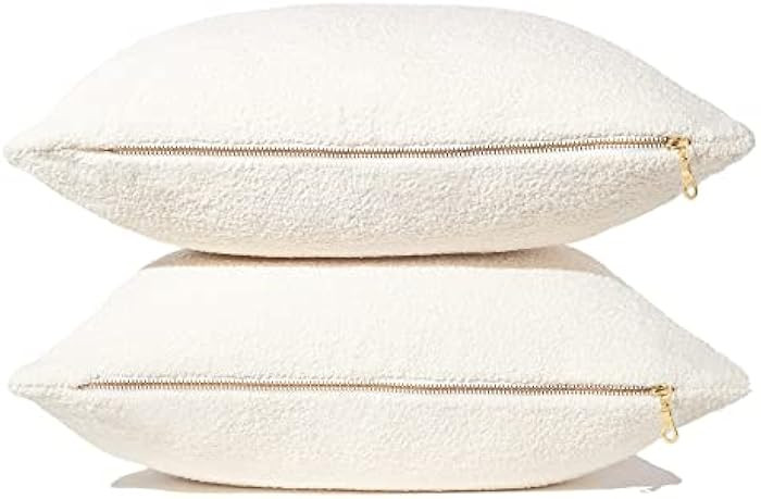 MOBHREEN Throw Pillow Covers Set of 2 Pillow Covers 18x18 YKK Zipper Decorative Pillow Covers Cus... | Amazon (US)