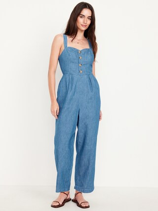 Button-Front Cami Jumpsuit | Old Navy (US)