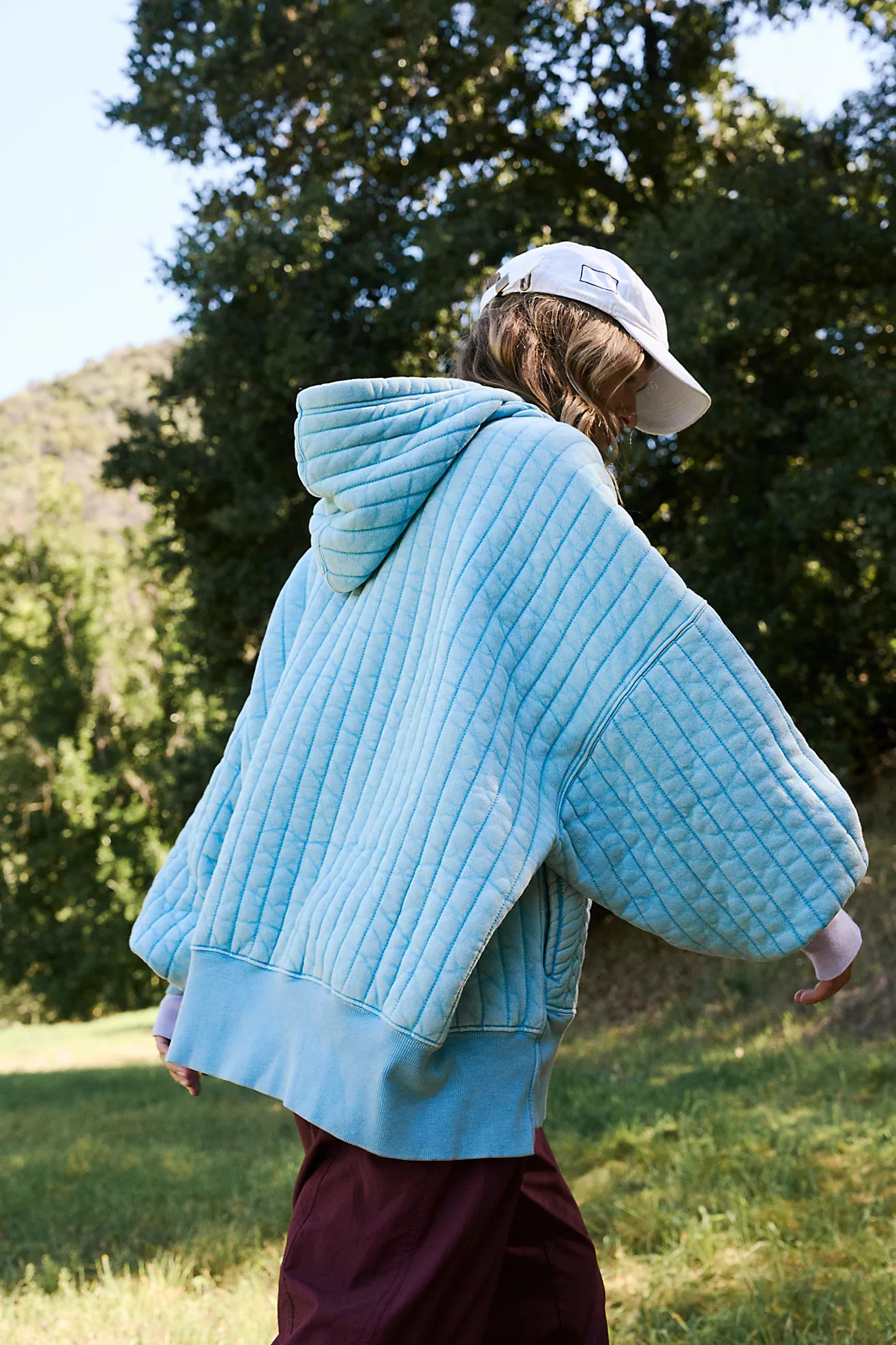 Sprint To The Finish Quilted Hoodie | Free People (Global - UK&FR Excluded)