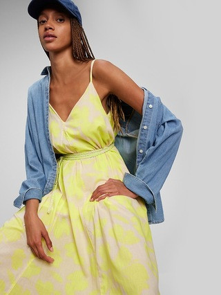 Tie-Waist Cami Maxi Dress | Gap (US)