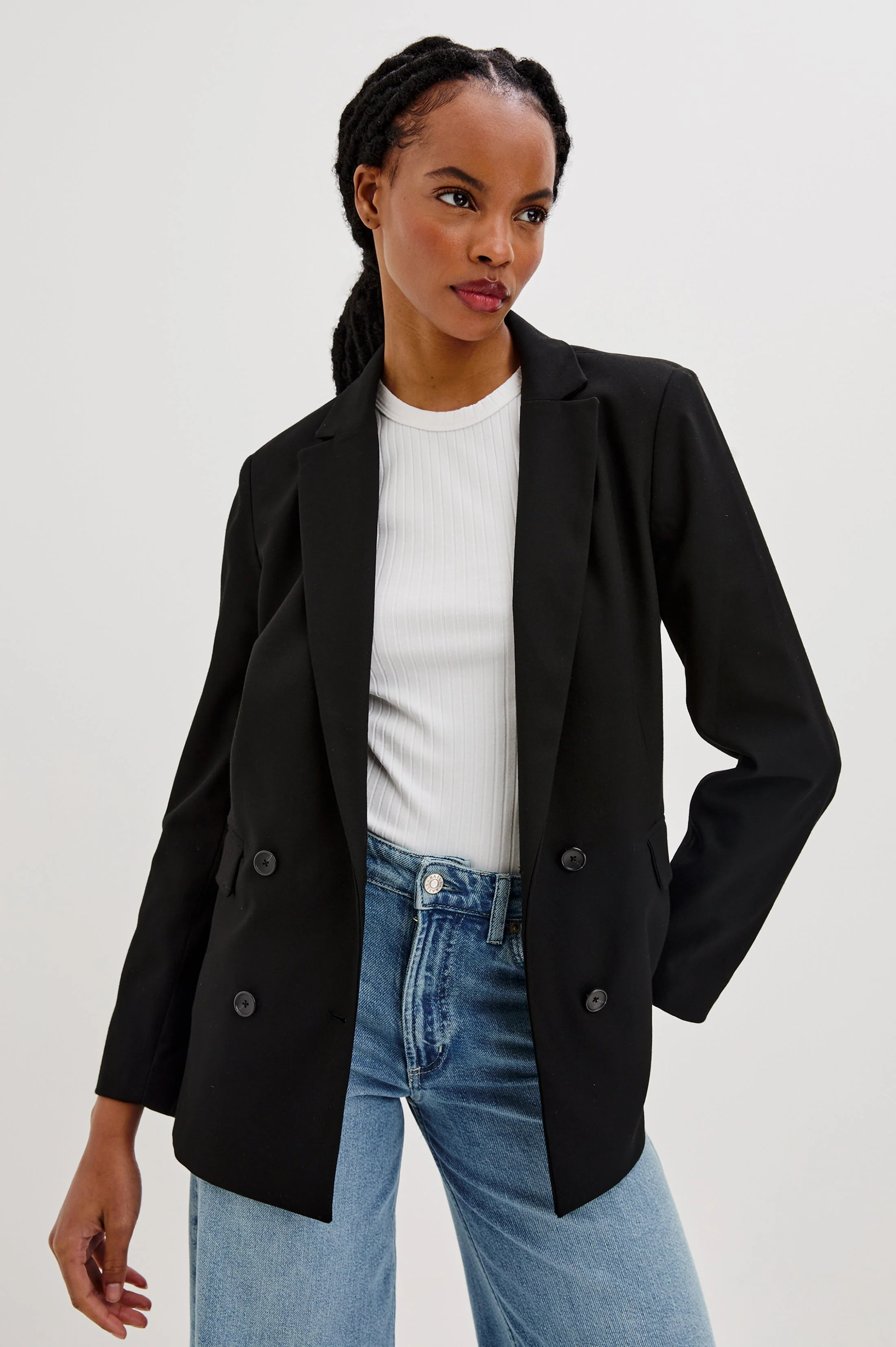 JAC BLAZER - BLACK TWILL | Rails