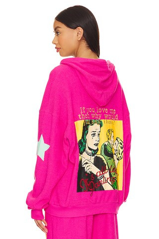 DON'T SAY IT DARLING ZIP-UP HOODED SWEATER
                    
                    Boys Lie | Revolve Clothing (Global)