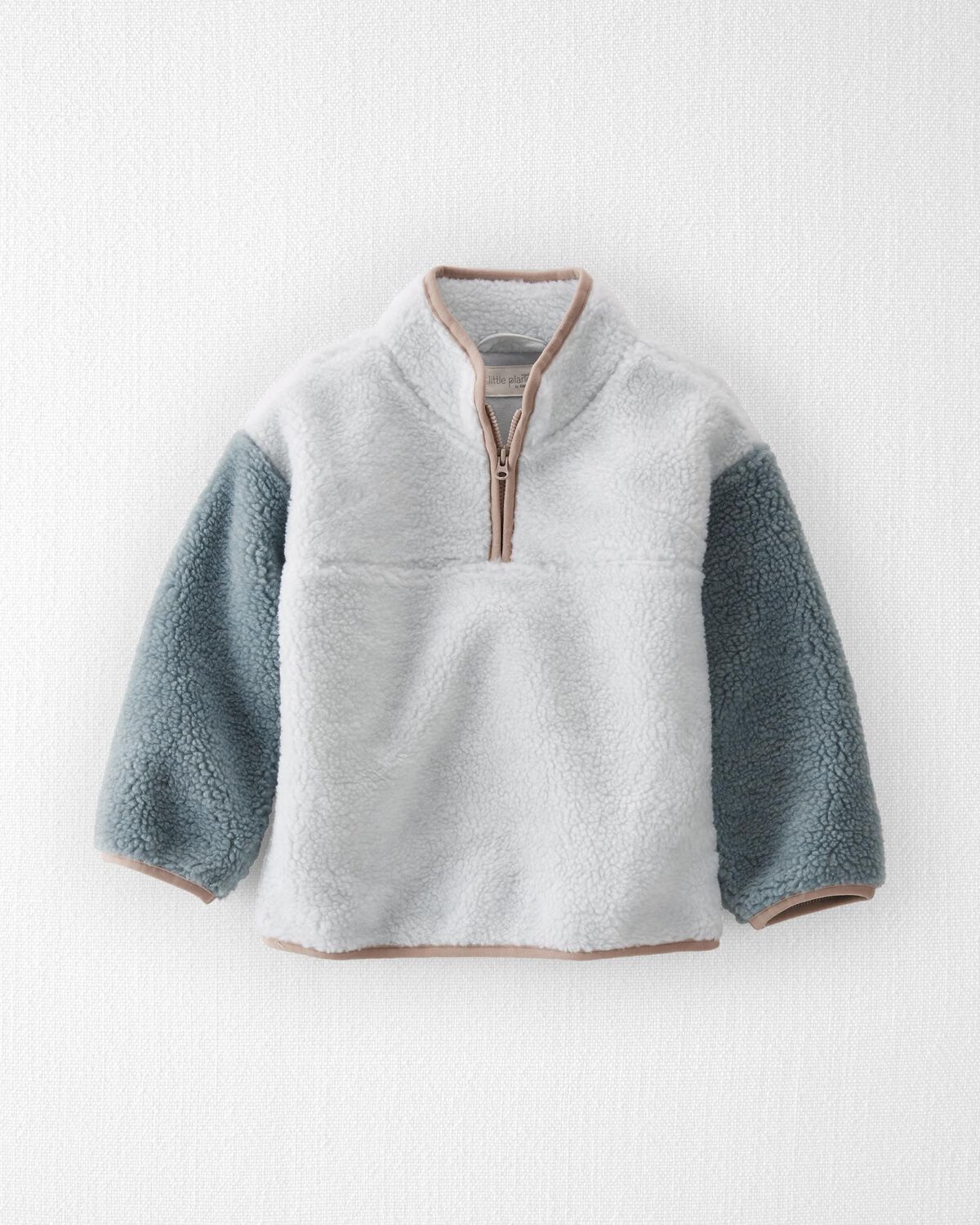 Toddler Recycled Sherpa Quarter Zip Pullover | Carter's