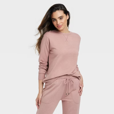 Women's Beautifully Soft Fleece Sweatshirt - Stars Above™ | Target