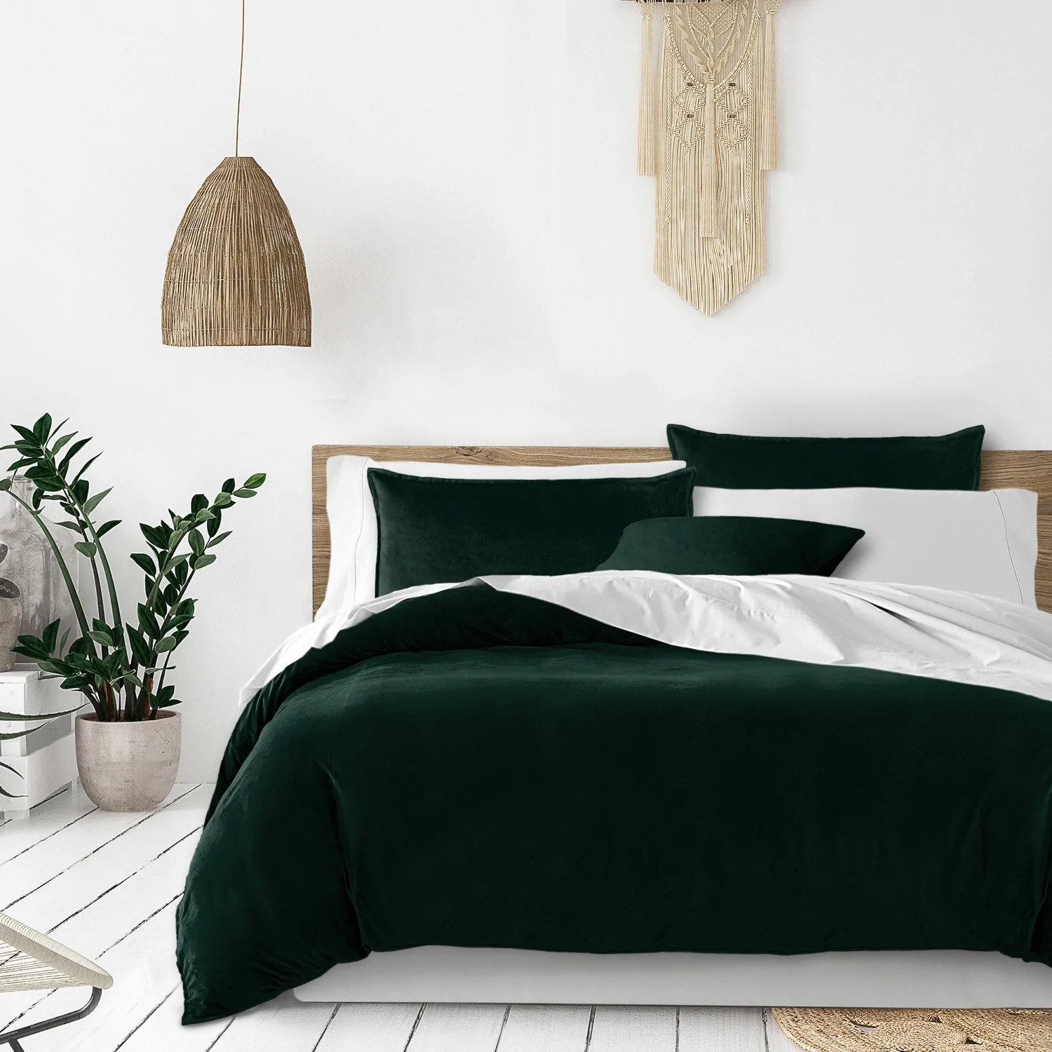 Vanessa Emerald Bedding | Burke Decor