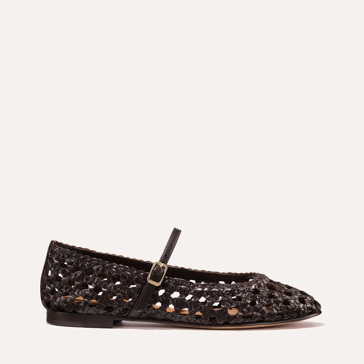 The Demi Jane - Espresso Woven Leather | Margaux