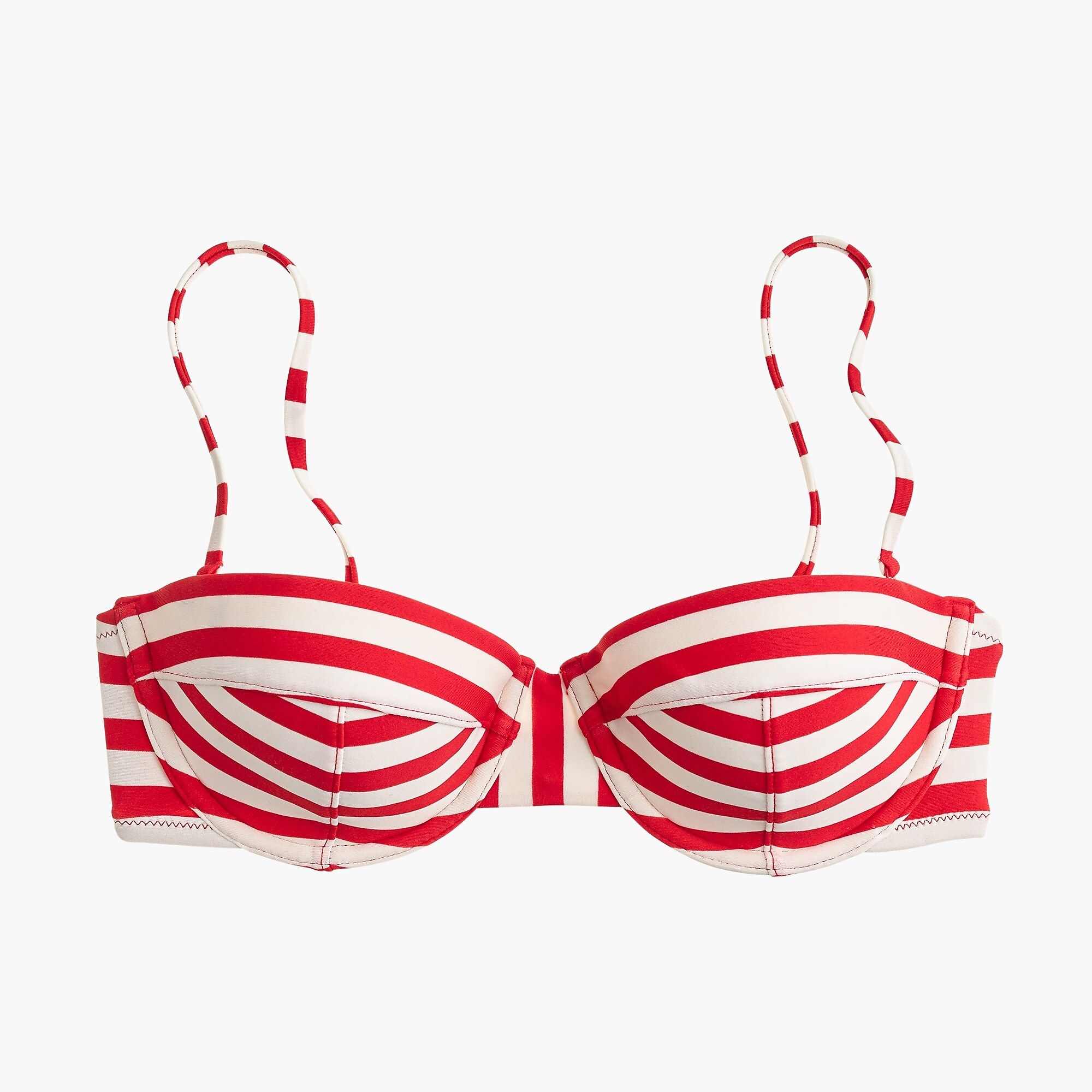 Underwire bikini top in classic stripe | J.Crew US