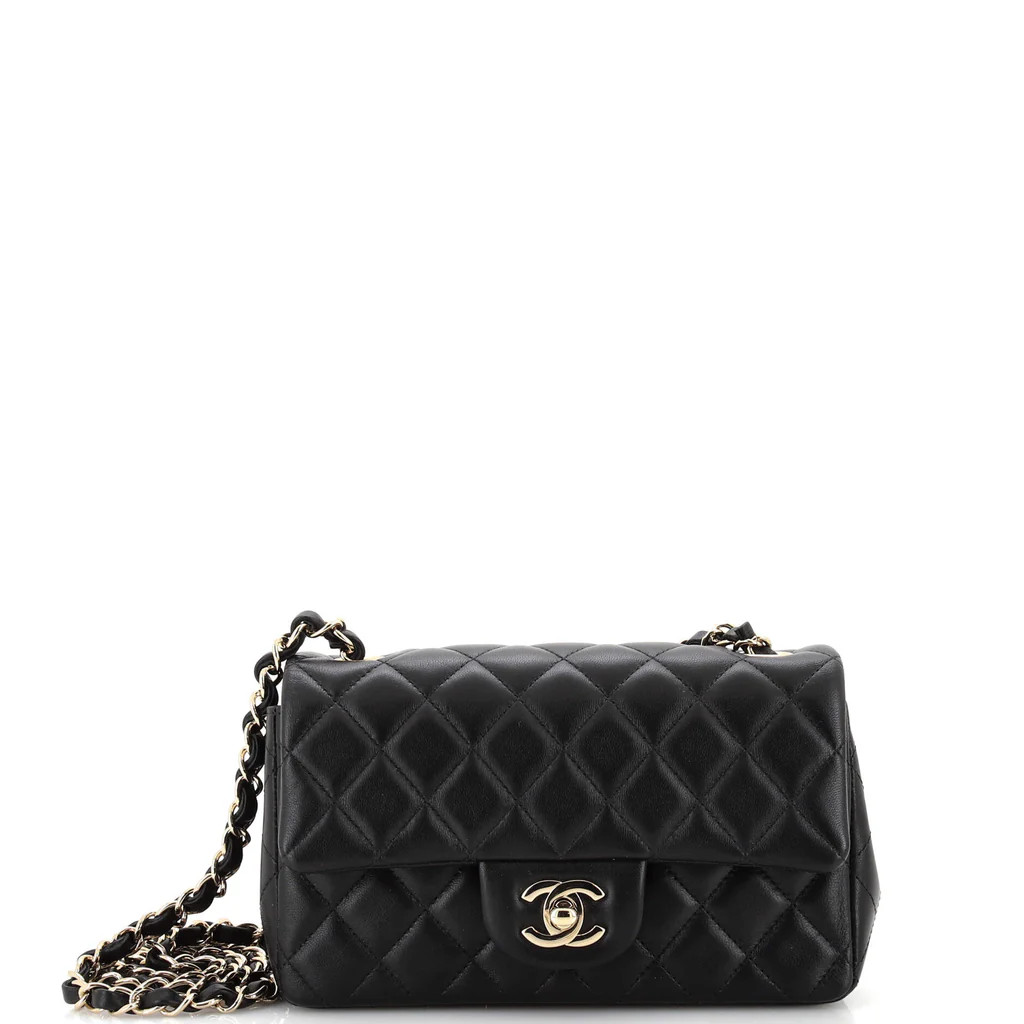 Classic Single Flap Bag Quilted Lambskin Mini | Rebag