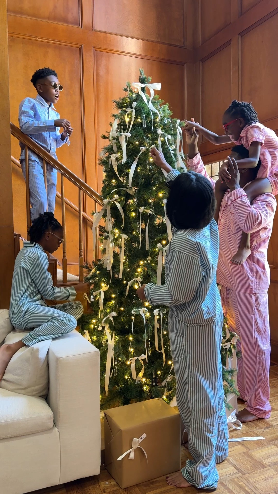 Stripe pajama sets for family 

#LTKKids #LTKHoliday