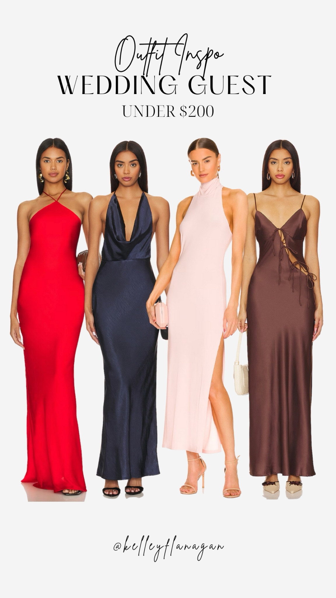Wedding guest dress outfit inspo from revolve - all under $200! 

#LTKSeasonal #LTKParties #LTKStyleTip