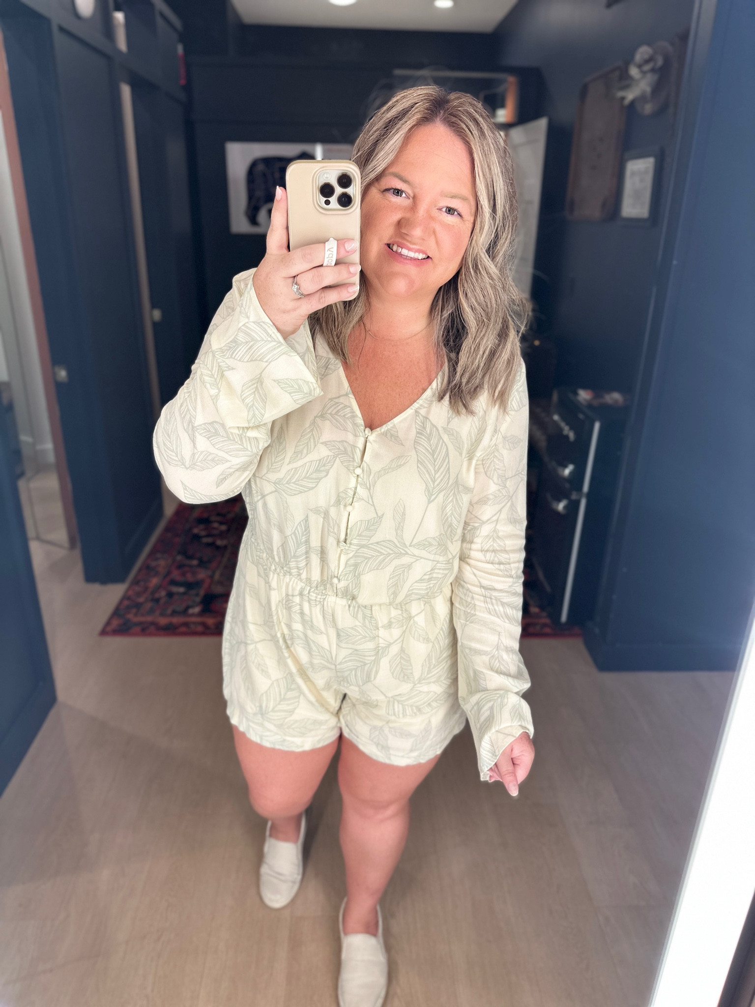 TNB the normal brand bell sleeve comfy romper spring style wedding guest looks summer curvy look fit ootd ootn curling iron dr scholls standing walking shoes sneakers flats nude biker short tummy control shorts Victoria Emerson Apple Watch band bracelet 

#LTKsalealert #LTKcurves #LTKFind