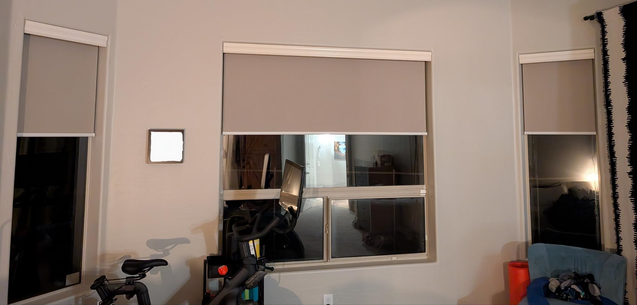 Motorized Roller Shade with Remote Control, Blackout Electric Shade for Windows Compatible with A... | Amazon (US)