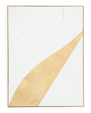 30x40 Textured Abstract Wall Art With Floating Frame | TJ Maxx