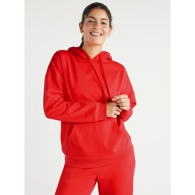 Love & Sports All Gender Fleece Pullover Hoodie, Sizes XS-XXXL | Walmart (US)