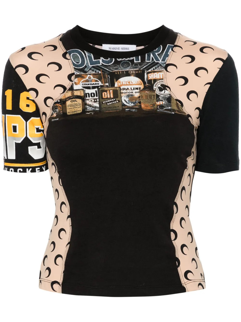 Regenerated patchwork T-shirt | Farfetch Global