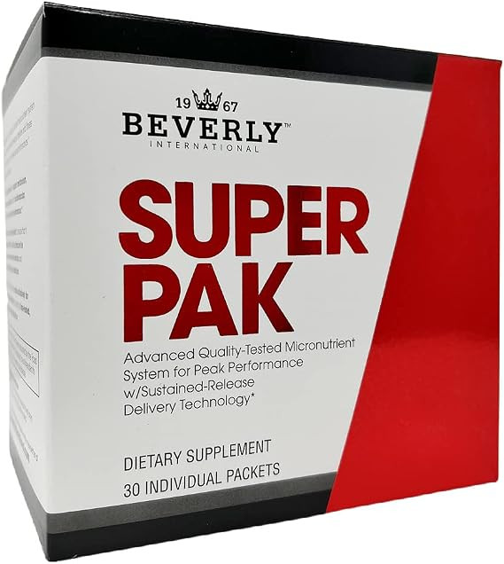 Beverly International Super Pak. 30 Packs. High-Potency Multivitamin, Daily Pack for Energy, Perf... | Amazon (US)