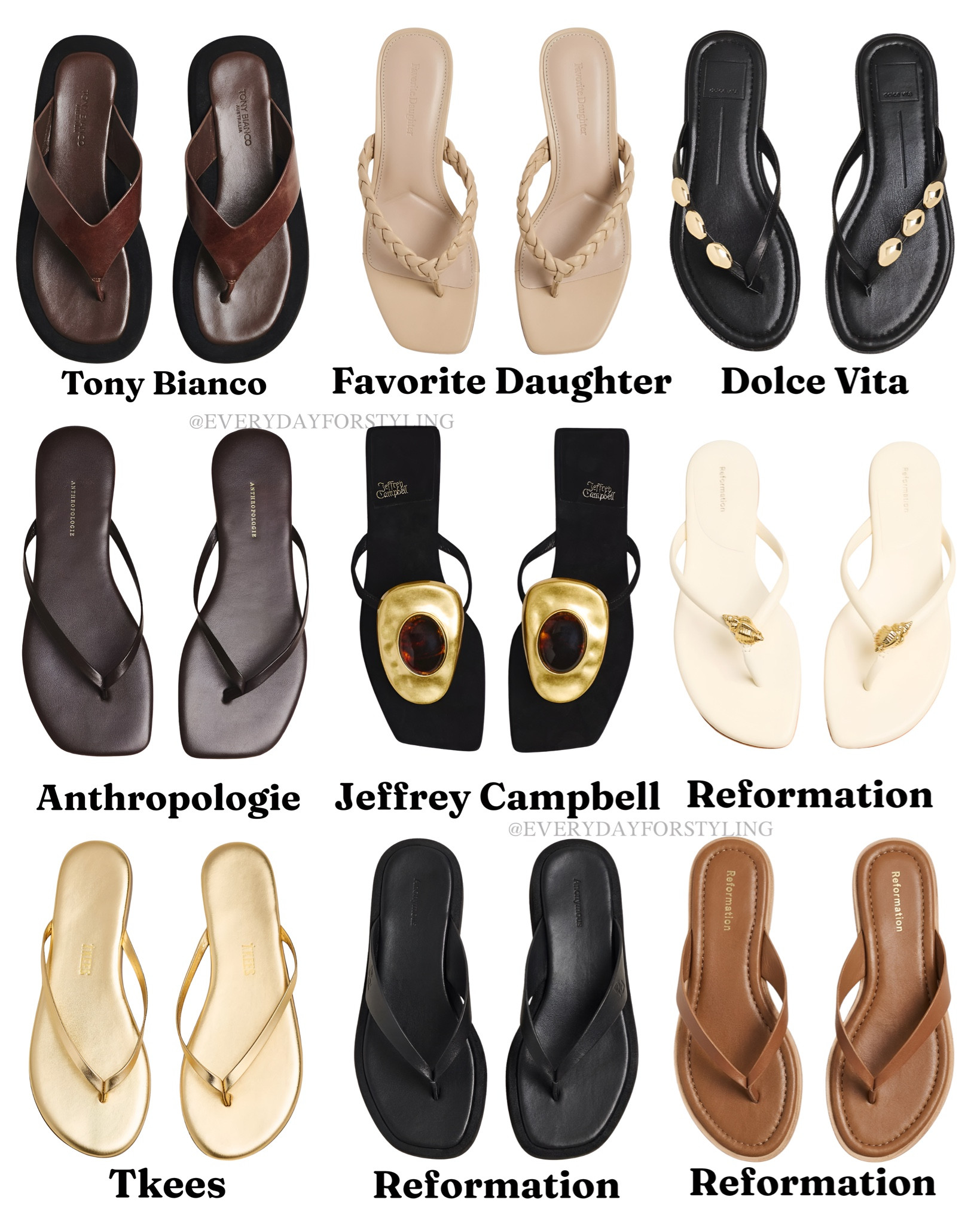 Nobody talks about how the right flip flop can make your entire summer outfit look more expensive 🤍

summer sandals women, flip flop sandals edit, elevated casual style, chic summer outfits, effortless style outfits, affordable luxury fashion, quiet luxury outfits, designer sandals women, flat sandals summer 2026, put together outfits women, summer shoe edit, capsule wardrobe essentials, summer outfit ideas, best sandals for summer, thong sandals women, luxury flip flops, summer shoes 2026, elevated sandals women, chic flat sandals, summer footwear edit, shoe trends 2026, sandals edit, everydayforstyling

#SummerSandalsEdit, #FlipFlopStyling, #FlatSandalsWomen, #SummerShoeEdit2026, #ShoeTrends2026

#LTKTravel #LTKSaleAlert #LTKSeasonal