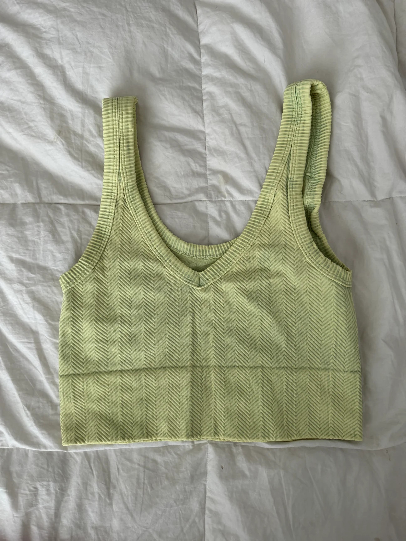 REVERSIBLE HERRINGBONE TANK | Olivelynn Designs