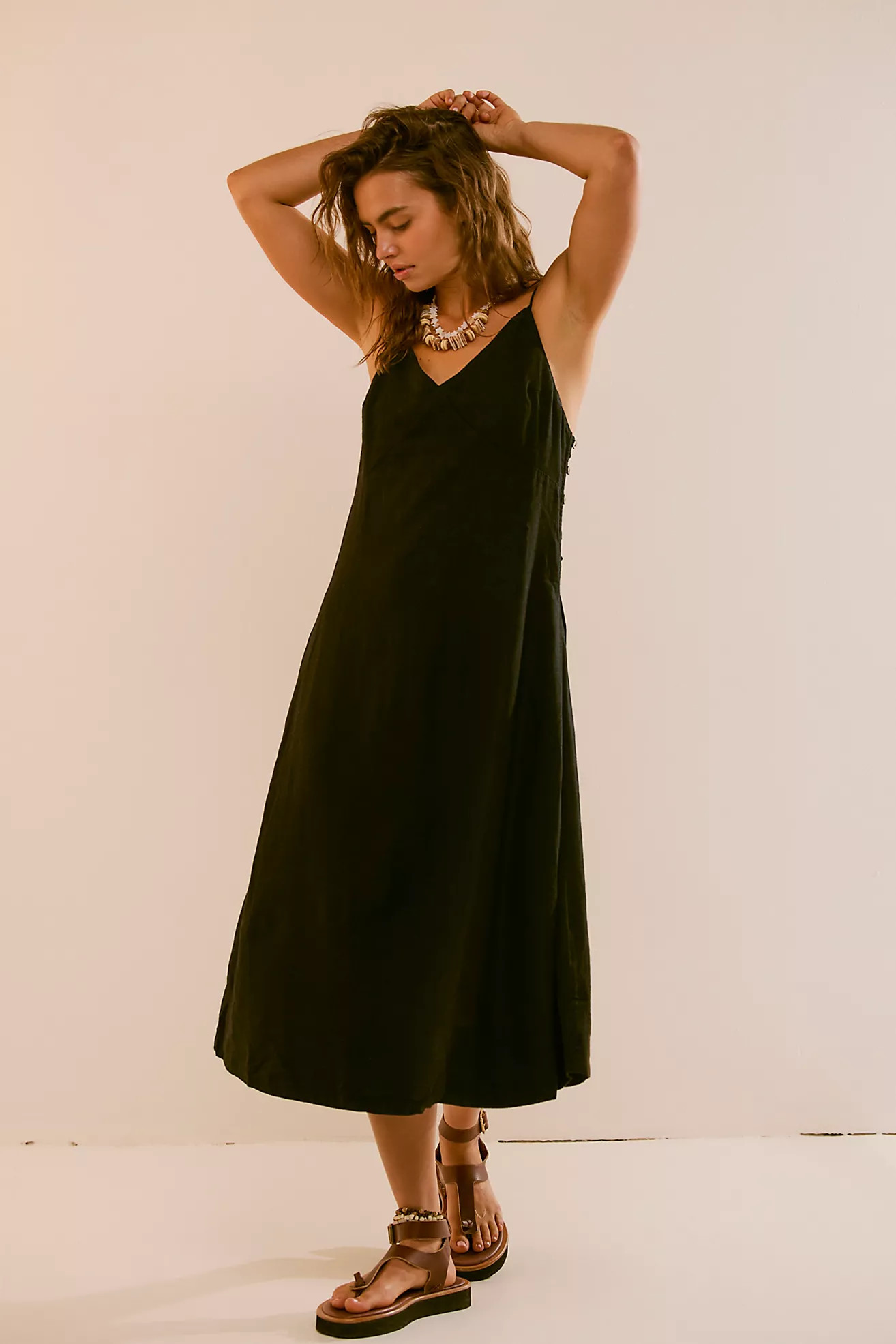 Emmers Linen Midi | Free People (Global - UK&FR Excluded)