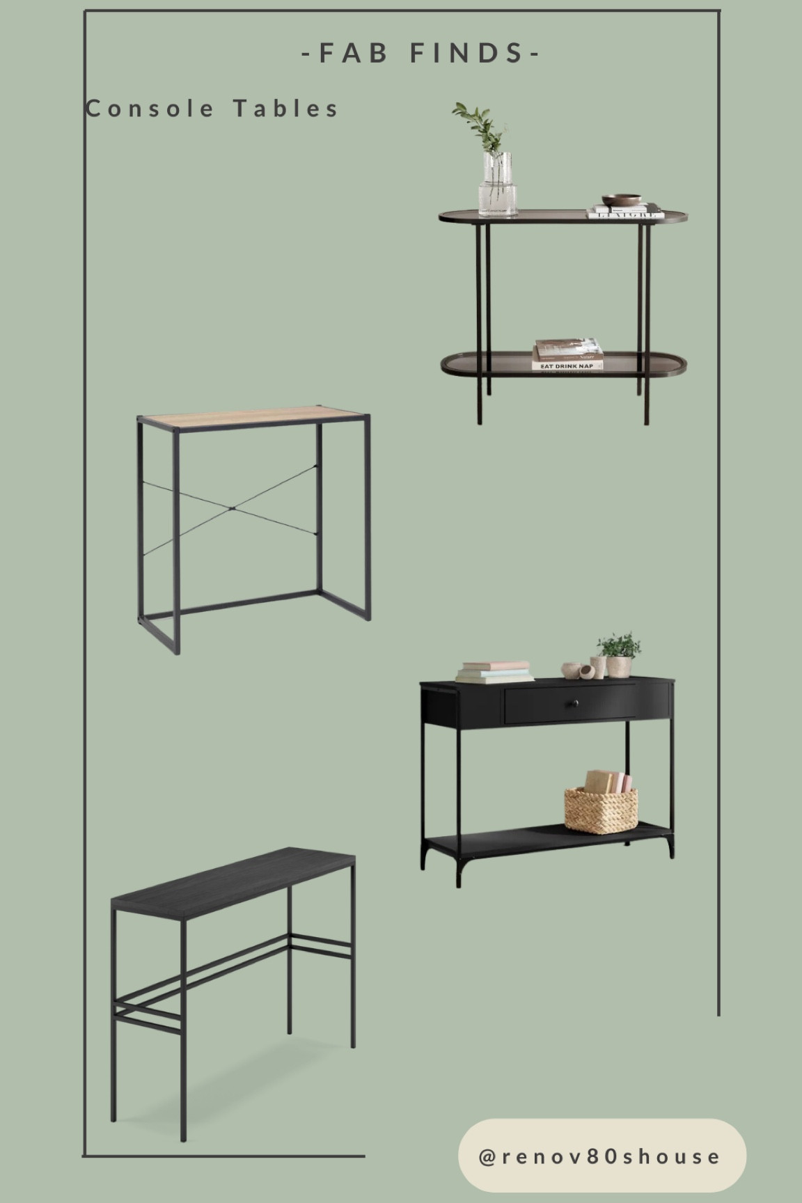 -FAB FINDS-

Console table

#LTKuk #LTKhome #LTKstyletip