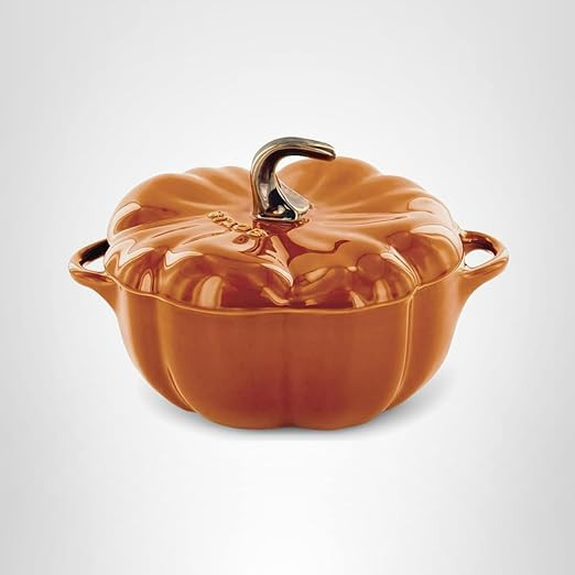 STAUB 0.5-qt Petite Ceramic, Oven & Stove Safe up to 572°F, Pumpkin Dish, Baking , Candy Dish, B... | Amazon (US)