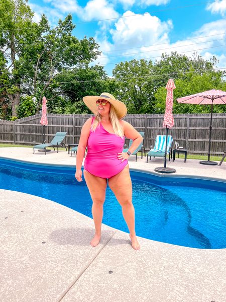 The sun is out and it’s time to enjoy that sunshine! Whether you are relaxing by the pool or at the beach, this swimsuit is a perfect option. The hot pink is gorgeous and love the one shoulder design.  Very flattering and fits true to size! 

Plus size swimsuit 
Plus size swimwear 
Plus size swim 
One shoulder swim 
One piece swim 

#LTKSwim #LTKPlusSize #LTKSummerSales