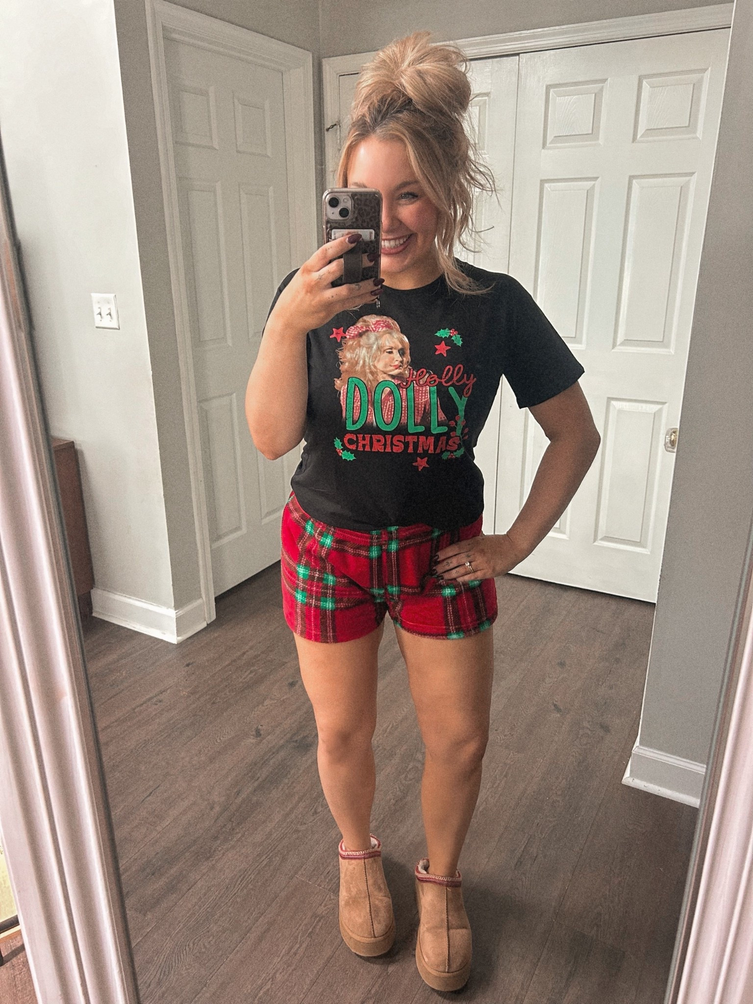 Cutest $5 Dolly Parton tee!!! Sized up to a XXL in girls! Wearing a large pajama shorts! 

#LTKHoliday #LTKSeasonal #LTKStyleTip