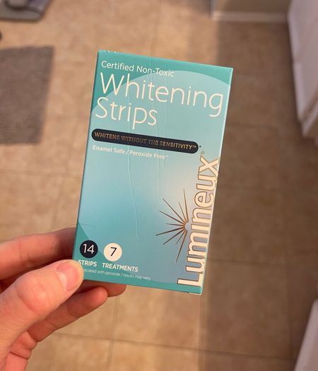 Non sensitive whitening strips!! #lumineaux #whiteningstrips

#LTKsalealert #LTKbeauty #LTKfamily