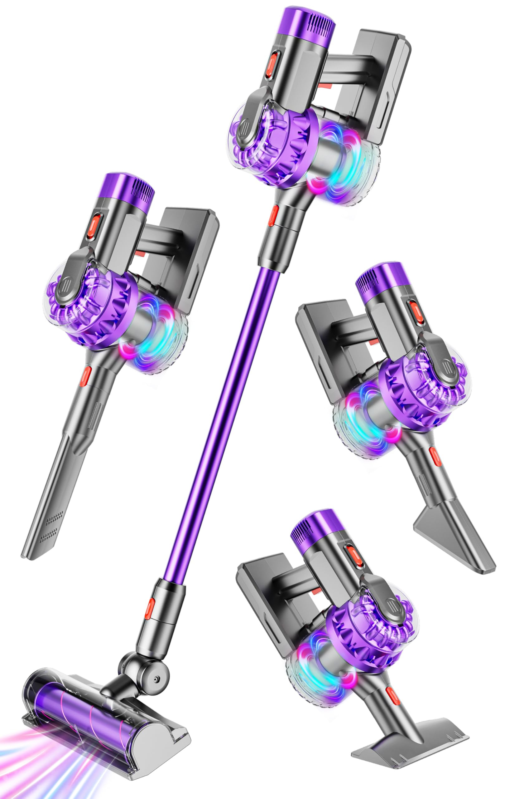 4-in-1 Kids Toy Vacuum That Really Works, Toddler Pretend Play Cleaning Set with Real Suction, To... | Amazon (US)