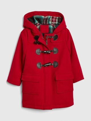 Toddler Flannel-Lined Duffle Coat | Gap (US)
