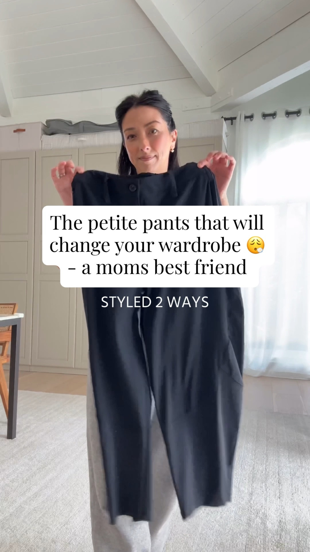 My favorite Ruti pants - the wide ish pants. These compared to the on the loose - these have a higher rise, inseam is shorter, and there’s a button and zipper. These are more comfortable for me bc of the rise. Wide ish looks like a barrel. 

Look 1 
Everlane Tee medium
Mother sweatshirt, size small
Rudy wide ish pants petite 4
Black suede studio sandals, size 5
Quince bucket bag
Polo Ralph Lauren hat
Dorsey James necklace 15 inch
Electric Picks Bentley earrings

Look 2 
Joe’s jacket small. Could I’m also wear the xs
Jcrew tee medium
Ruti pants 4 petite
Reformation flats 5
Quince bag small 
Polo hat
Dorsey James necklace 15”
Electric picks earring

#LTKgrwm #LTKmomlife #LTKPetite