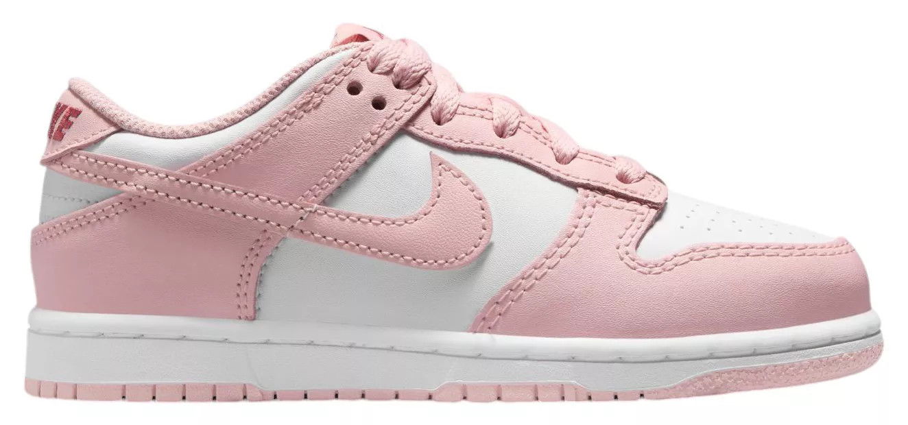 Nike Kids' Preschool Low Dunk Shoes, Size 1, Pink/pink/white | Dick's Sporting Goods