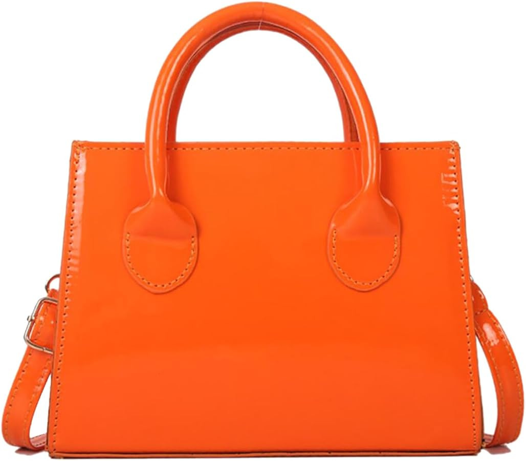 Patent Leather Handbag Shinny Clutch Purse Mini Shoulder Bag Evening Purse for Women | Amazon (US)