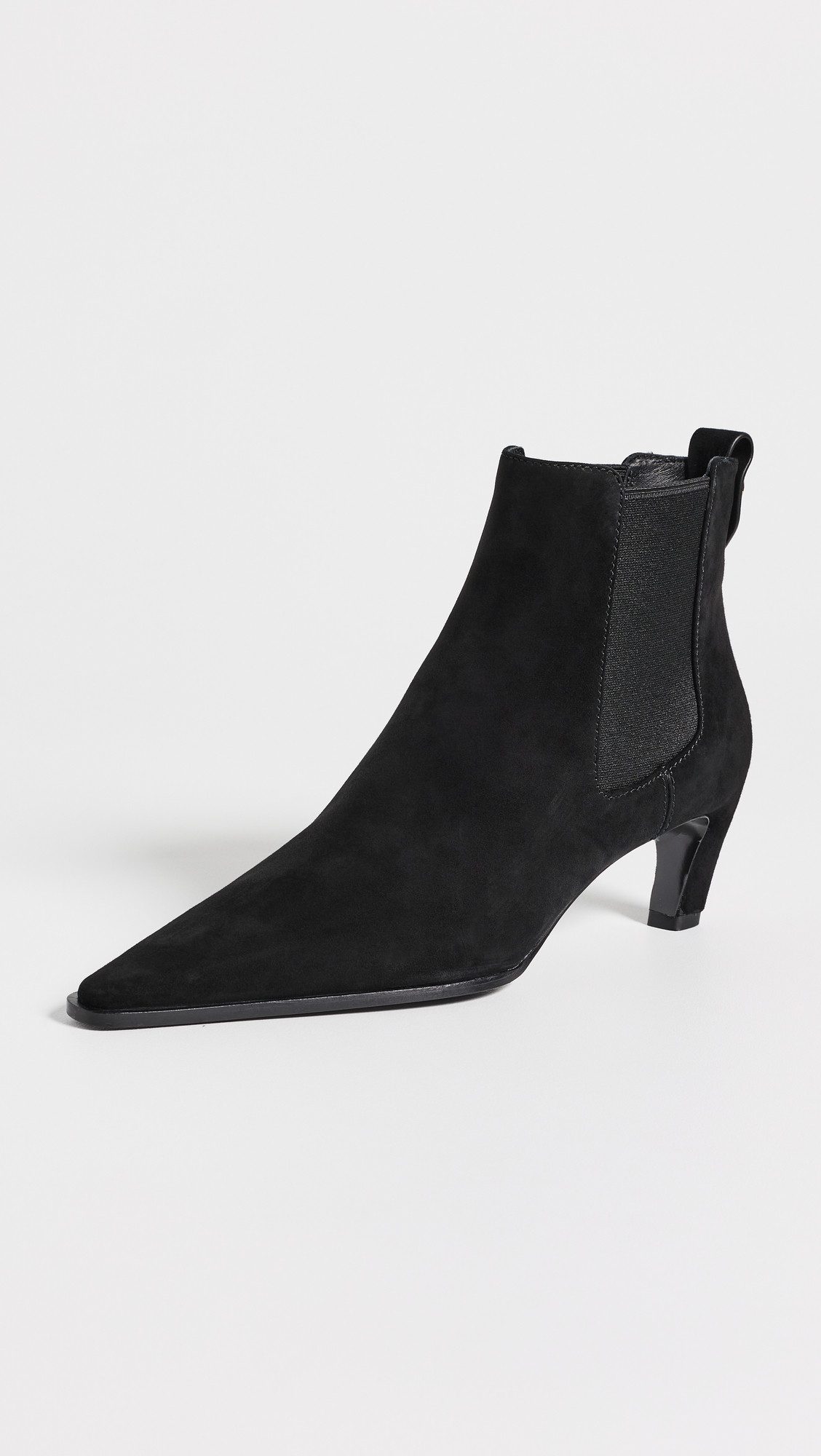 Tory Burch Romy Suede Chelsea Boots 45mm Perfect Black 8 | Shopbop
