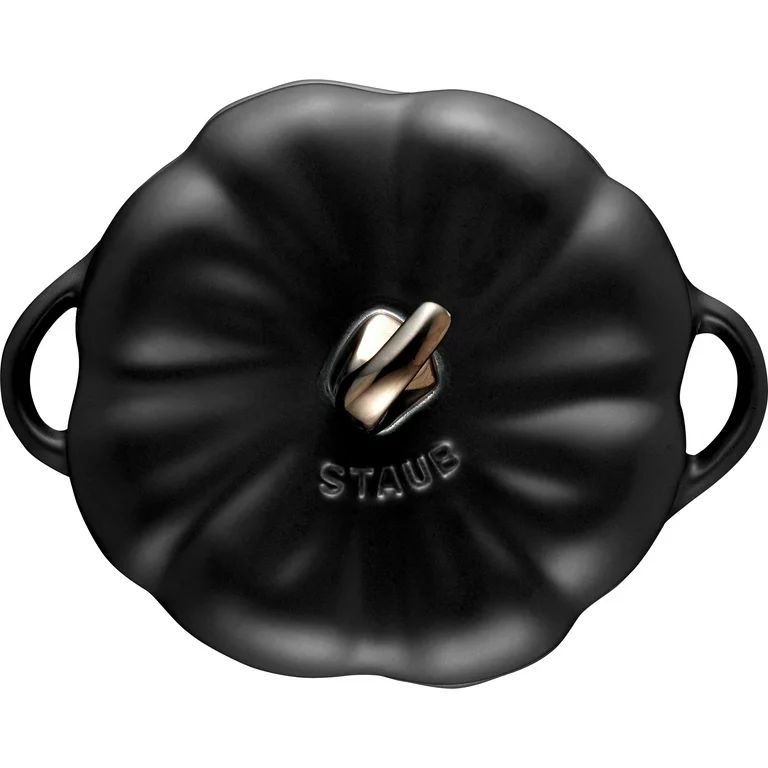 Staub Ceramic 16-oz Petite Pumpkin Cocotte - Matte Black | Walmart (US)