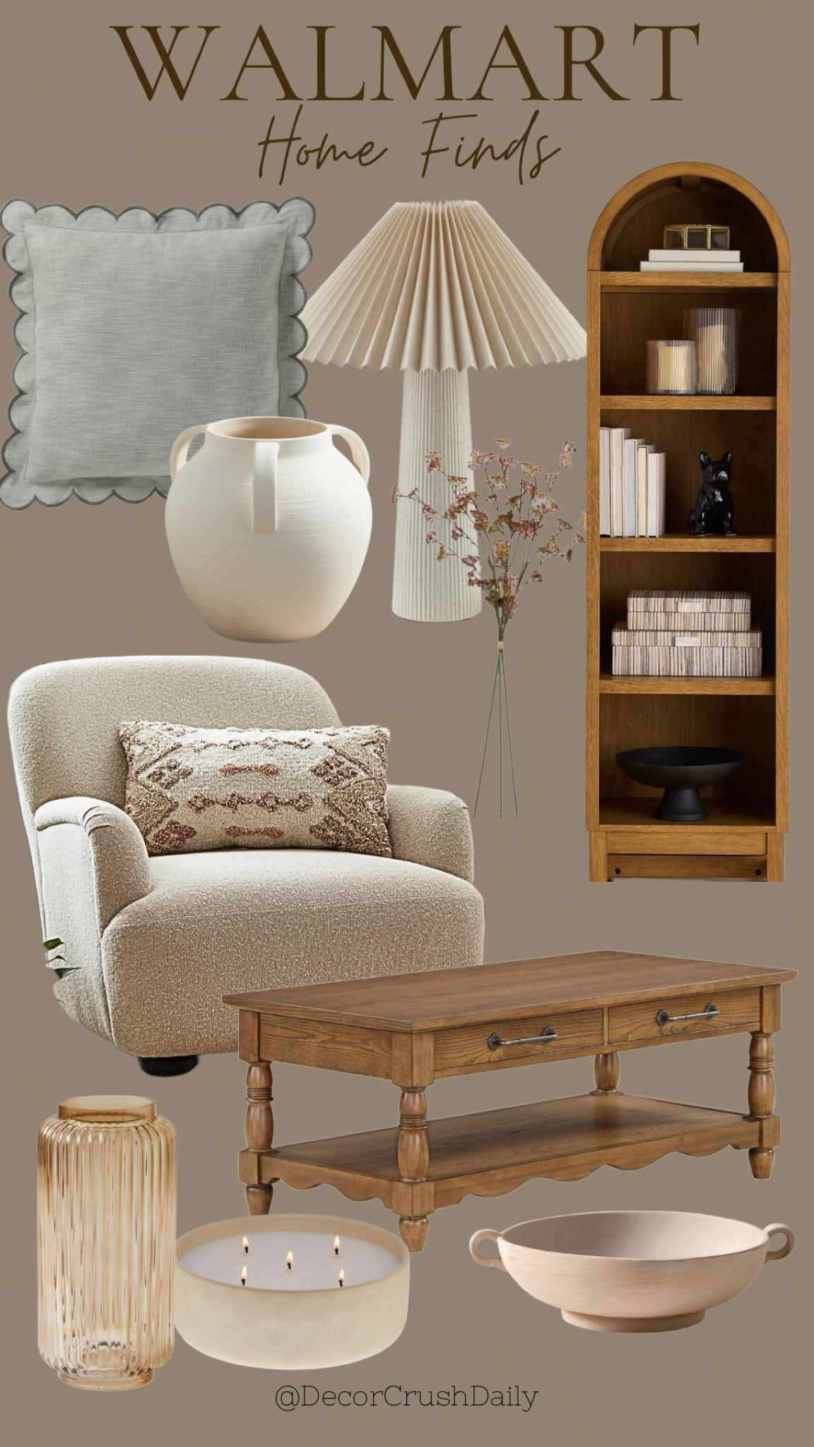 Walmart spring home decor on a budget!
 Walmart Vase, Walmart pillows, Walmart furniture, Walmart candle, Walmart stems, Walmart arched cabinet, Walmart accent chair

#LTKFindsUnder50 #LTKFindsUnder100 #LTKHome