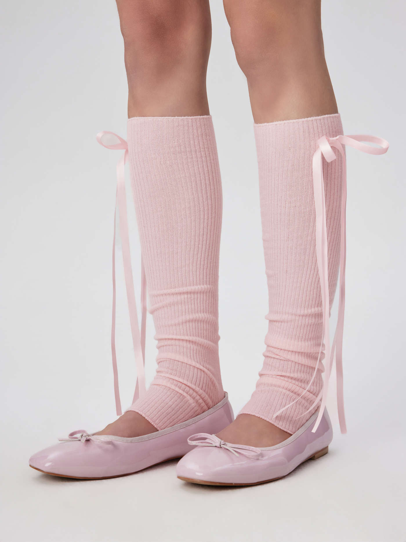 Acrylic Fiber Bowknot Leg Warmers | Cider